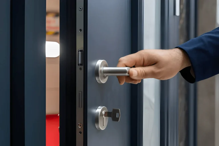 Security Meets Style Modern Aluminium Doors with Integrated Locking Systems